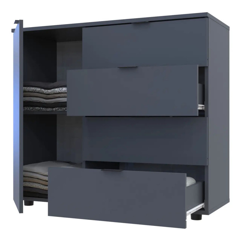 Комод Doros GС1 Графіт 100х40х81,2 (41510069)