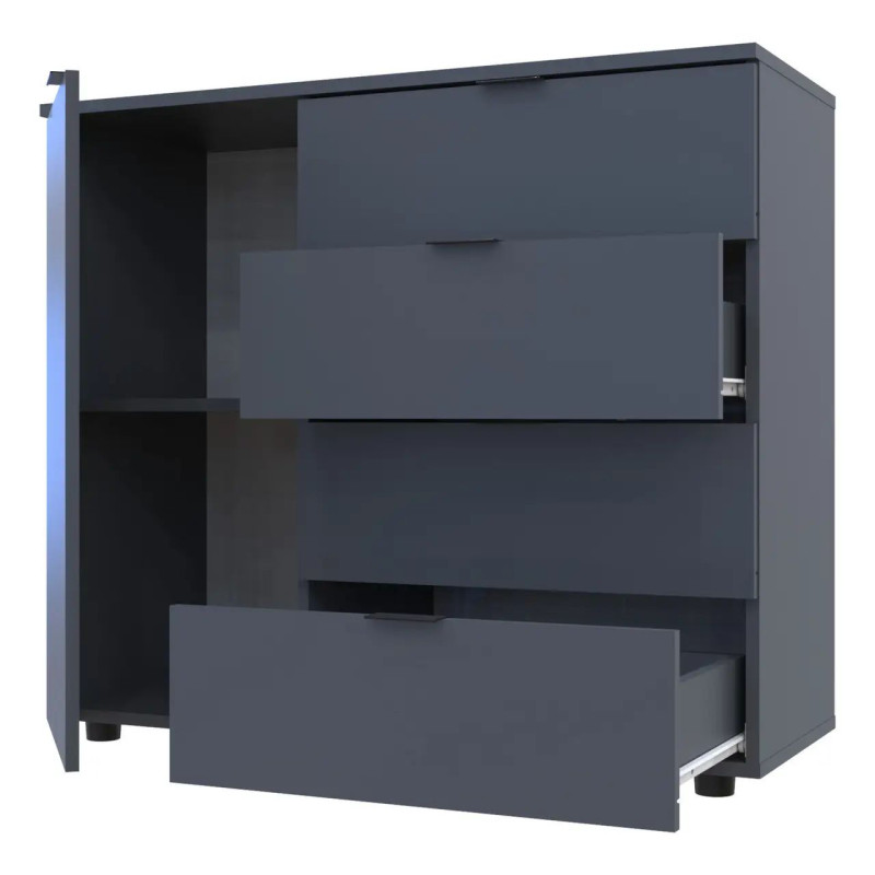 Комод Doros GС1 Графіт 100х40х81,2 (41510069)