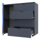 Комод Doros GС1 Графіт 100х40х81,2 (41510069)