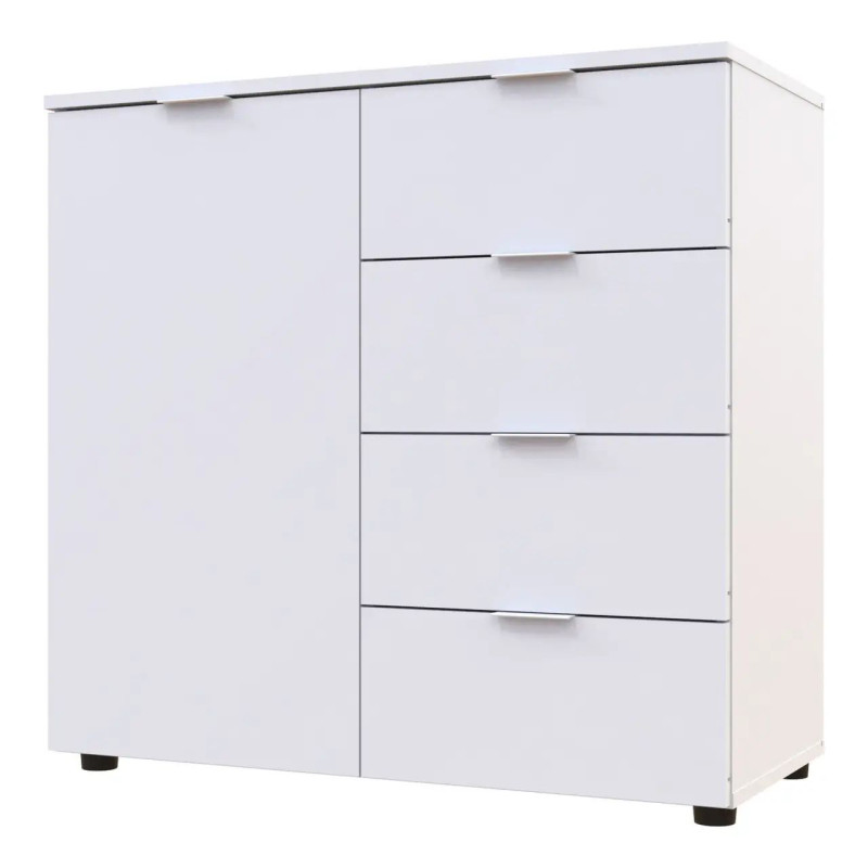 Комод Doros Рон 1 1 фасад 4 шухляди Білий 80х38х81 (41516005)