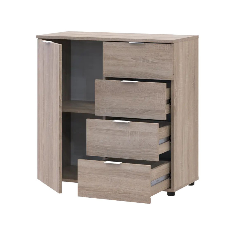 Комод Doros Рон 1 1 фасад 4 шухляди Дуб сонома 80х38х81 (41516294)