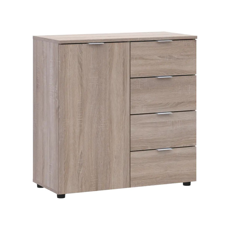 Комод Doros Рон 1 1 фасад 4 шухляди Дуб сонома 80х38х81 (41516294)