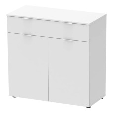 Комод Doros Рон 2 2 фасади 1 шухляда Білий 80х38х100 (41516003)