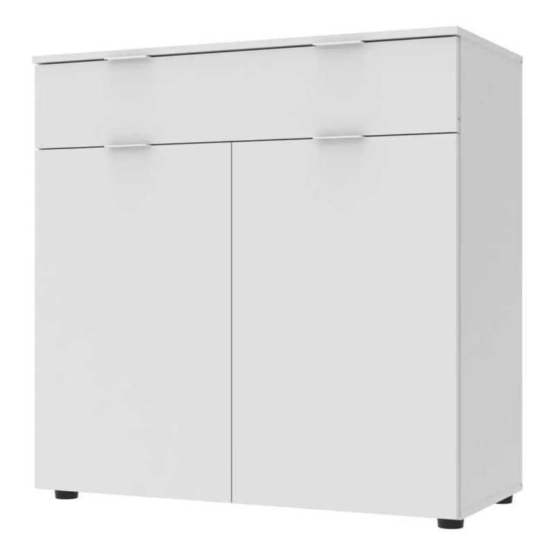 Комод Doros Рон 2 2 фасади 1 шухляда Білий 80х38х100 (41516003)