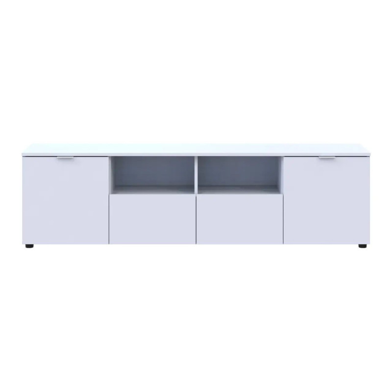 Комод Doros Рон 4 Білий 2 фасади 2 шухляди 180х38х50 (44900221)