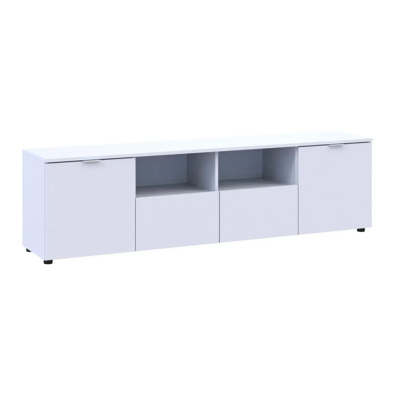 Комод Doros Рон 4 Білий 2 фасади 2 шухляди 180х38х50 (44900221)