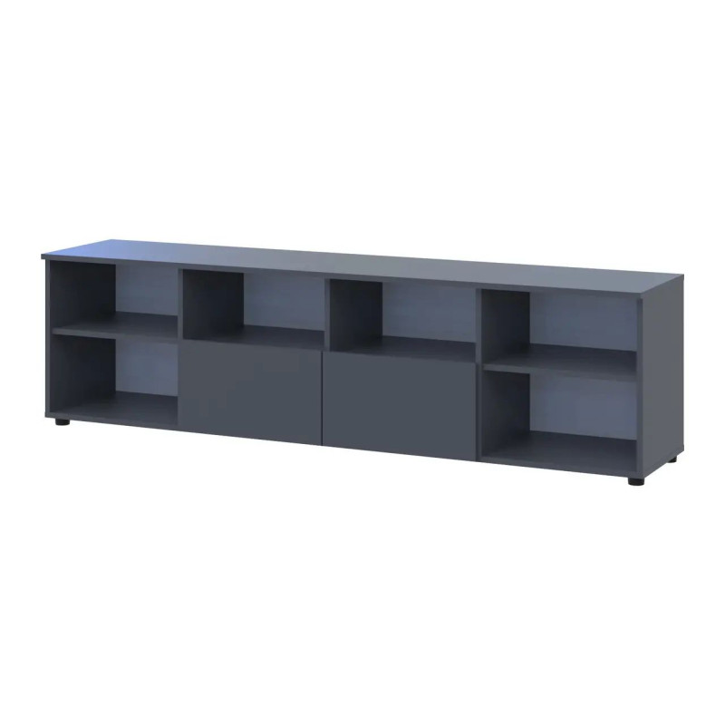 Комод Doros Рон 4 Графіт 2 фасади 2 шухляди 180х38х50 (44900234)