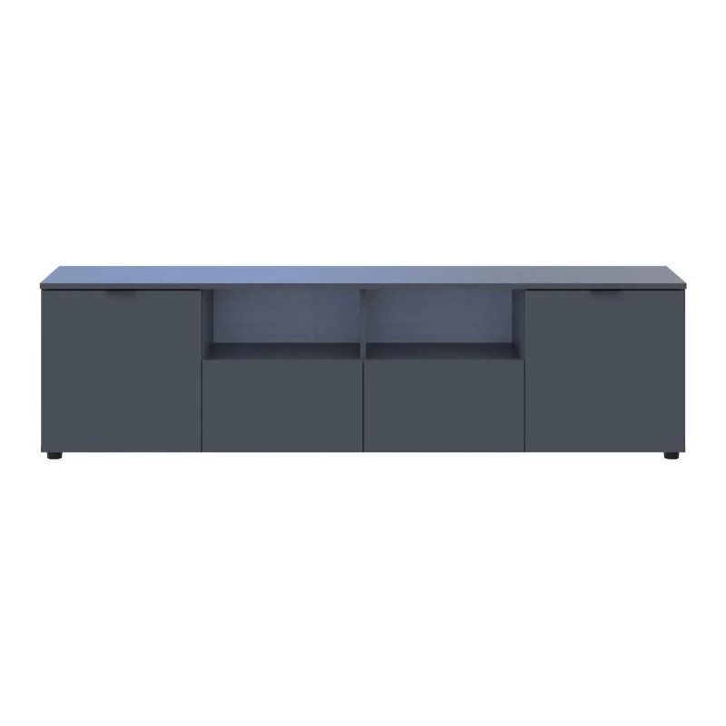 Комод Doros Рон 4 Графіт 2 фасади 2 шухляди 180х38х50 (44900234)