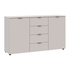 Комод Doros Рон 5 2 фасади 4 шухляди Кашемір 140х38х81 (41516047)