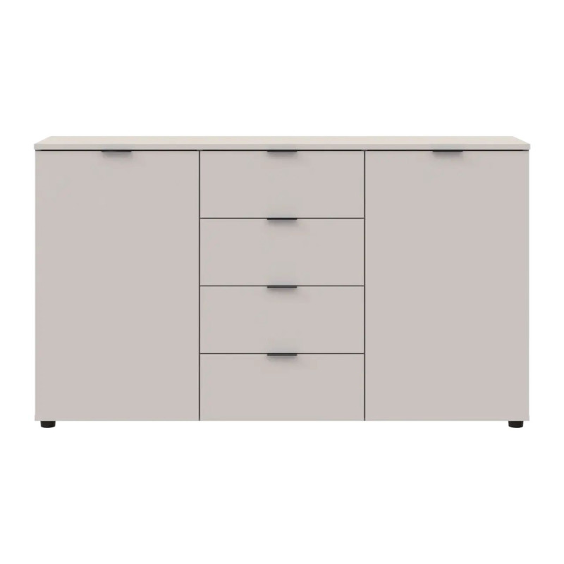Комод Doros Рон 5 2 фасади 4 шухляди Кашемір 140х38х81 (41516047)