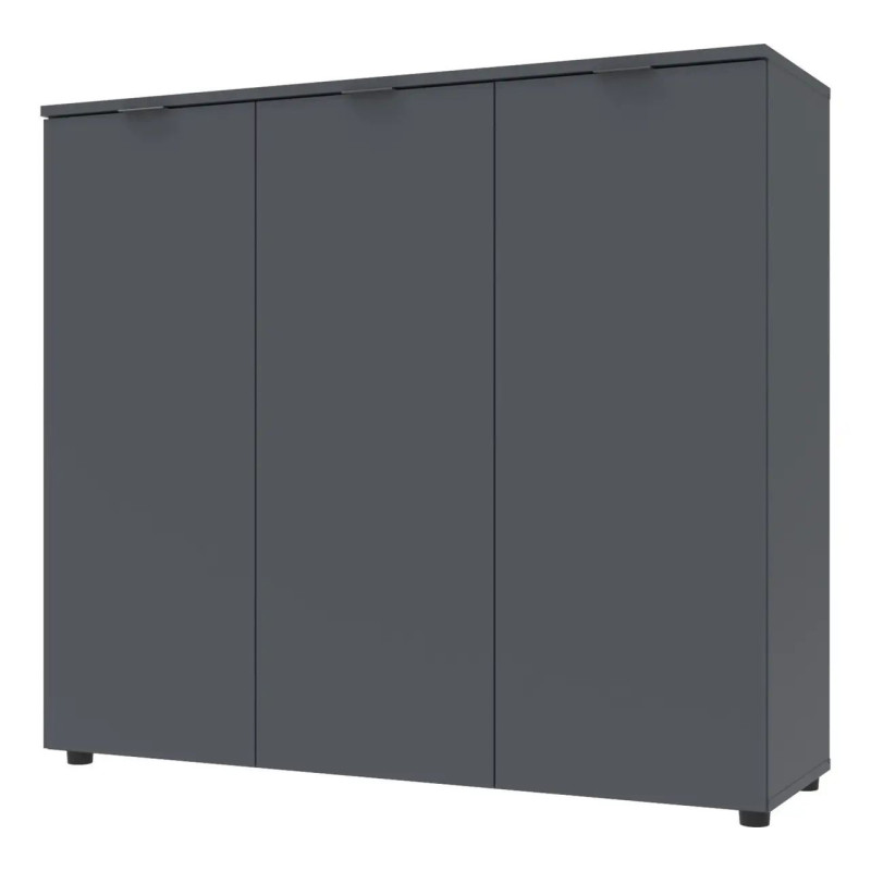 Комод Doros Рон 6 3 фасади Графіт 120х38х100 (41516000)