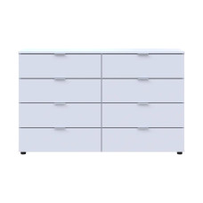 Комод Doros Рон 8 Білий 8 Шухлядок 130х38х81 (41516172)