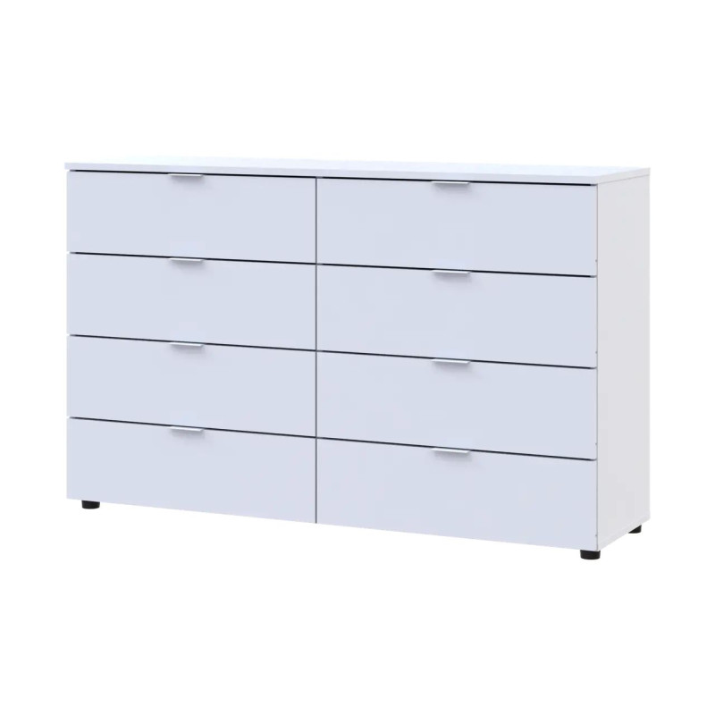 Комод Doros Рон 8 Білий 8 Шухлядок 130х38х81 (41516172)