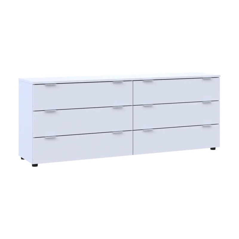 Комод Doros Рон 9 Білий 6 Шухлядок 160х38х62 (41516175)