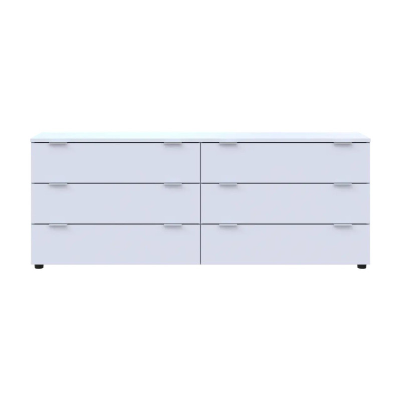 Комод Doros Рон 9 Білий 6 Шухлядок 160х38х62 (41516175)