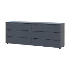 Комод Doros Рон 9 Графіт 6 Шухлядок 160х38х62 (41516176)
