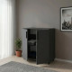 Комод Doros Торн Антрацит 2 ДСП 90х51.6х80 (41510149)