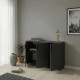 Комод Doros Торн Антрацит 3 ДСП 135х51.6х80 (41510173)