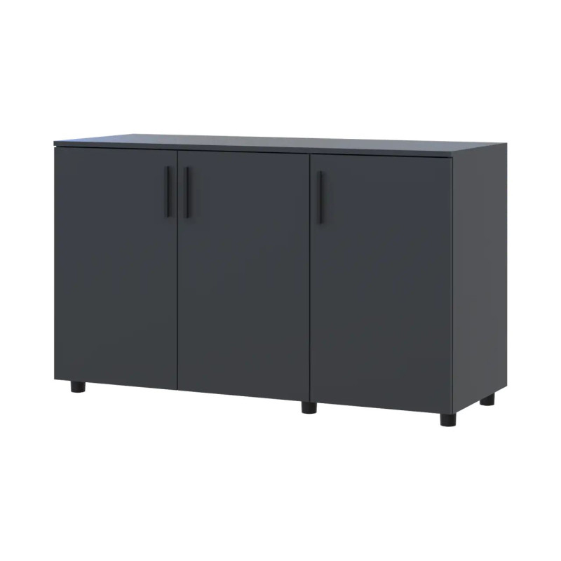 Комод Doros Торн Антрацит 3 ДСП 135х51.6х80 (41510173)