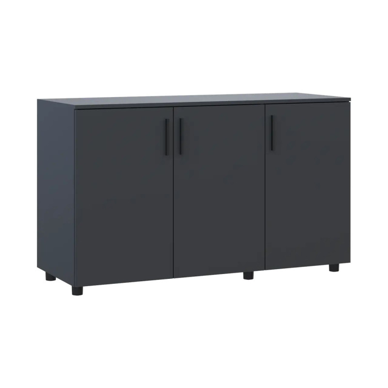 Комод Doros Торн Антрацит 3 ДСП 135х51.6х80 (41510173)