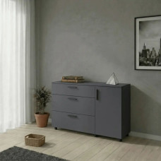 Комод Doros Торн Антрацит 3Ш/1Д 135х51.6х80 (41510185)