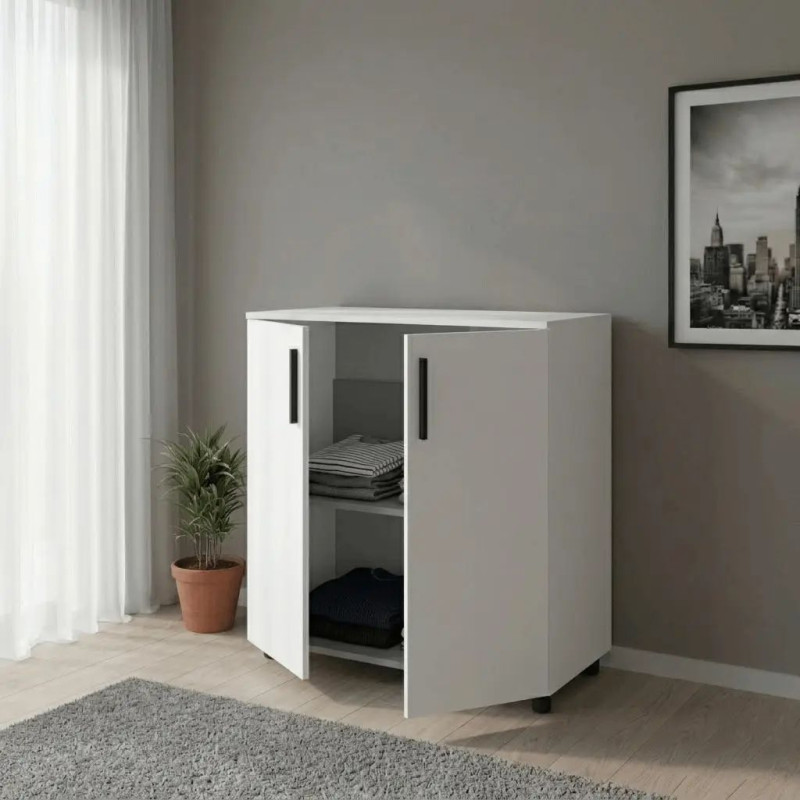 Комод Doros Торн Білий 2 ДСП 90х51.6х80 (41510145)