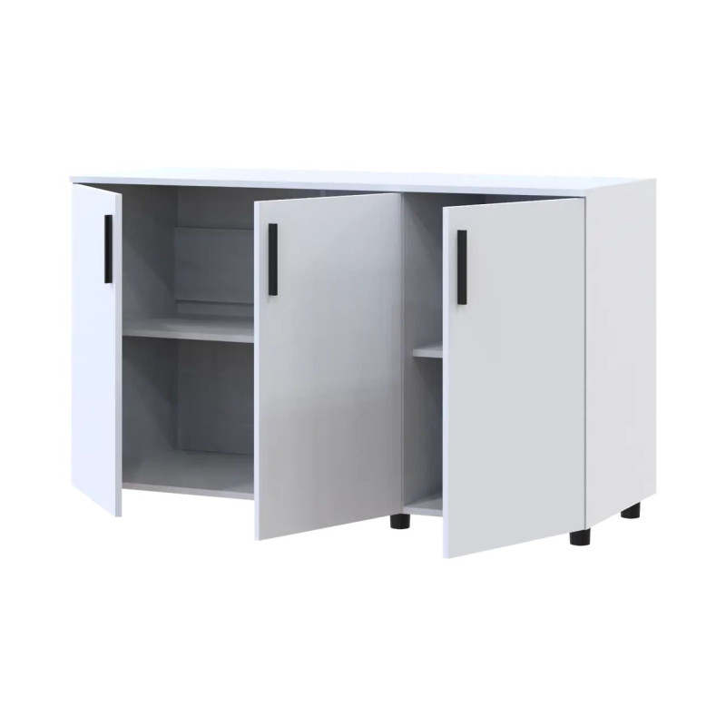 Комод Doros Торн Білий 3 ДСП 135х51.6х80 (41510169)