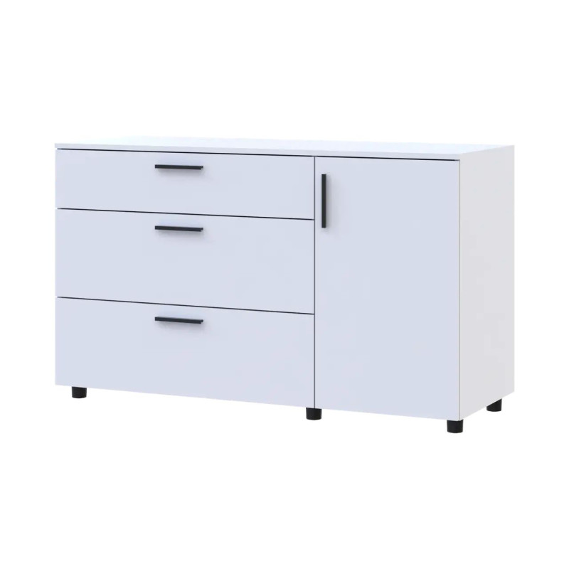 Комод Doros Торн Білий 3Ш/1Д 135х51.6х80 (41510181)