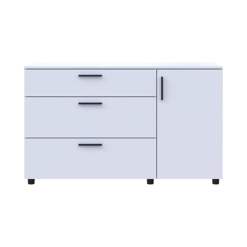 Комод Doros Торн Білий 3Ш/1Д 135х51.6х80 (41510181)