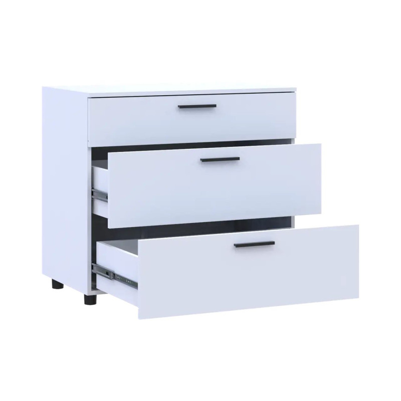 Комод Doros Торн Білий 3Ш 90х51.6х80 (41510157)