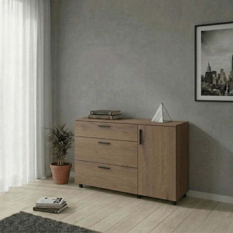 Комод Doros Торн Кремона Канноло 3Ш/1Д 135х51.6х80 (41510177)