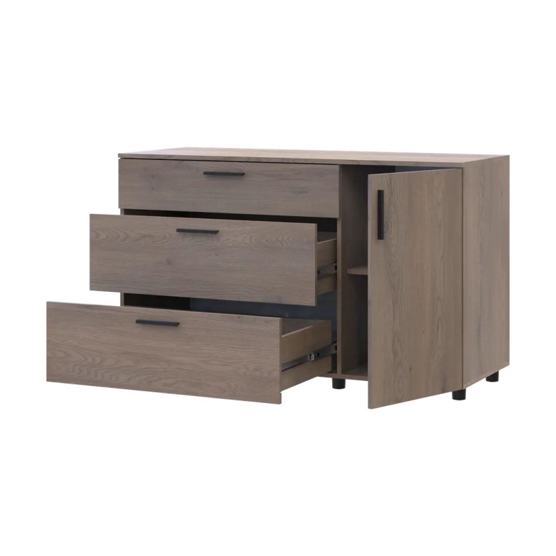 Комод Doros Торн Кремона Канноло 3Ш/1Д 135х51.6х80 (41510177)
