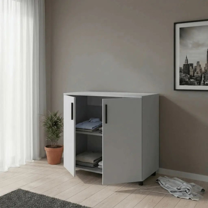 Комод Doros Торн Сірий 2 ДСП 90х51.6х80 (41510147)