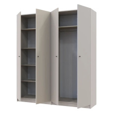 Комплект Doros Промо з полицями Кашемір 2+2 ДСП 180х48х204 (44900290)