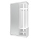 Передпокій Doros City One Door Білий 1 Дзеркало 110х45х210 (44900058)