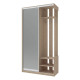 Передпокій Doros City One Door Дуб Cонома 1 Дзеркало 110х45х210 (44900083)