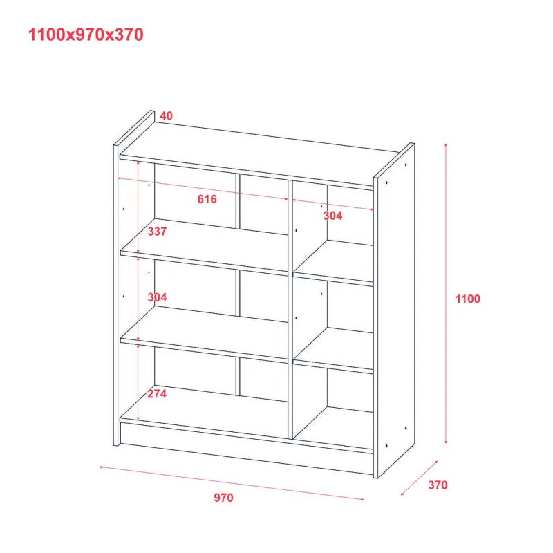 Передпокій Doros Кассель з дзеркалом Кашемір 3 ДСП 97х40х110 (42005506)