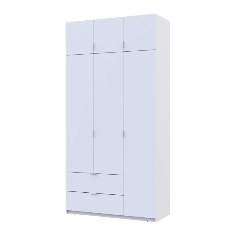Розпашна Шафа для одягу Doros Лукас Білий 3ДСП 120х50х240 (80737796)