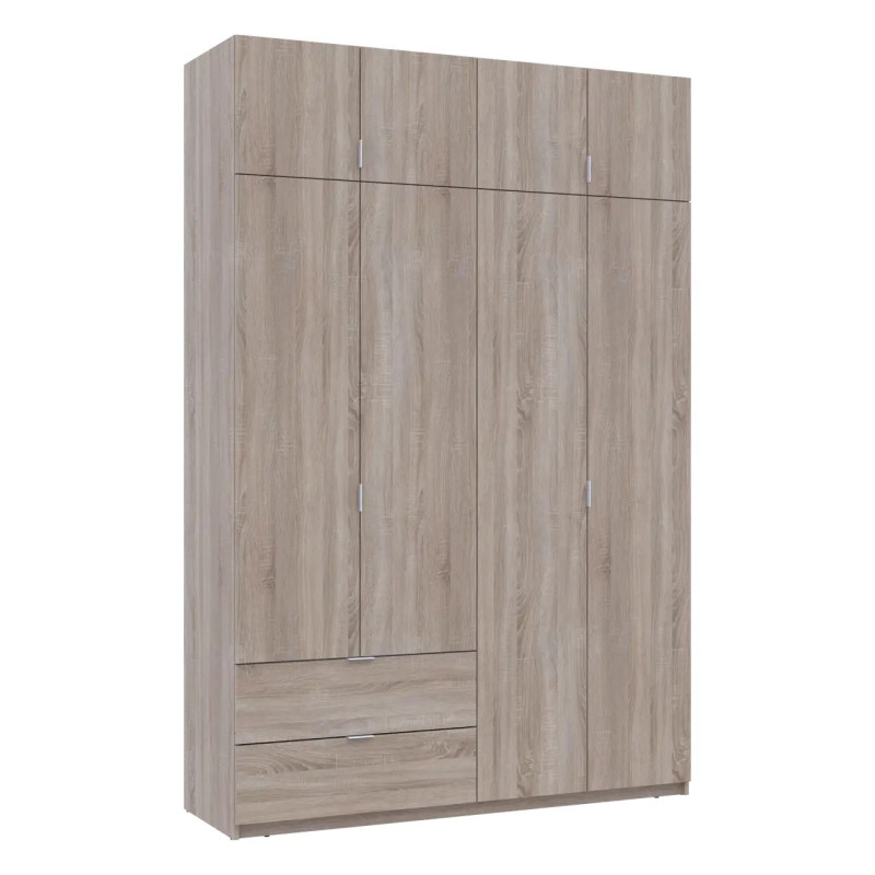 Розпашна Шафа для одягу Doros Лукас Дуб Сонома 160х50х240 (80737730)