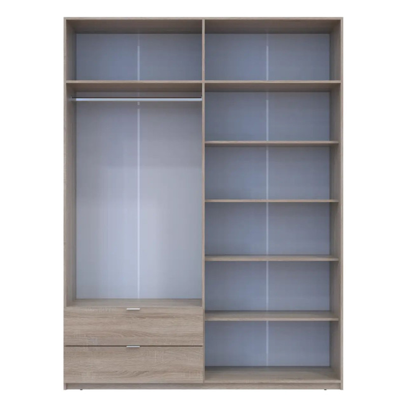 Розпашна Шафа для одягу Doros Лукас Дуб Сонома 180х50х240 (80737731)