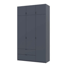 Розпашна Шафа для одягу Doros Лукас Графі 3ДСП 135х50х240 (80737801)