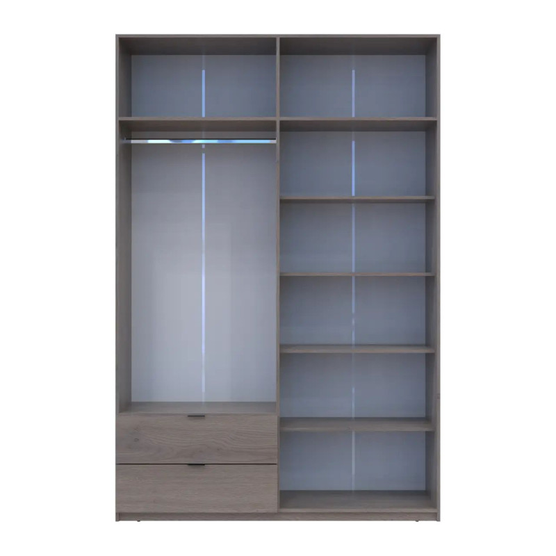 Розпашна Шафа для одягу Doros Лукас Канноло/Канноло 160х50х240 (44900366)