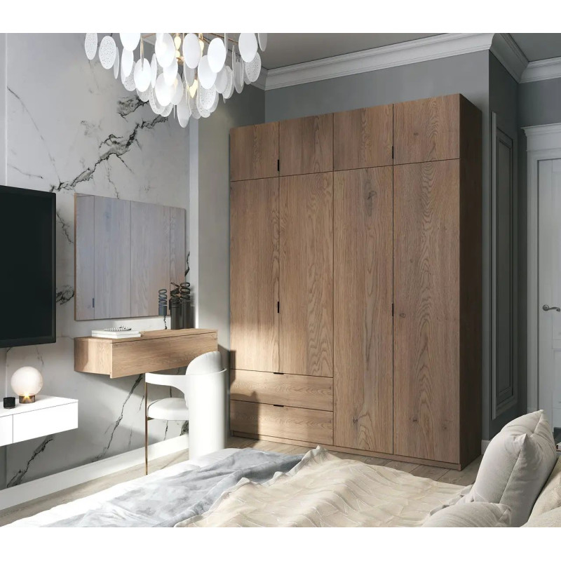 Розпашна Шафа для одягу Doros Лукас Канноло/Канноло 180х50х240 (44900367)
