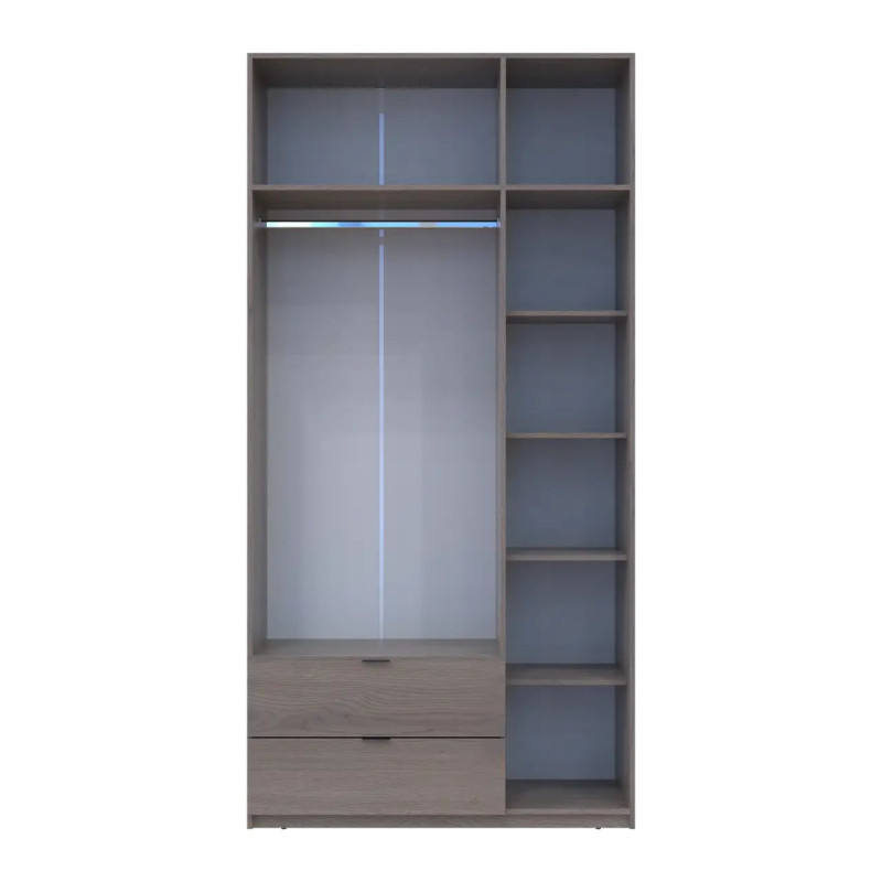 Розпашна Шафа для одягу Doros Лукас Канноло/Канноло 3 ДСП 120х50х240 (44900368)