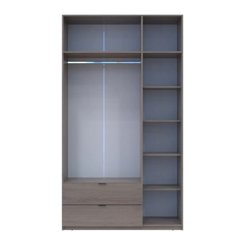 Розпашна Шафа для одягу Doros Лукас Канноло/Канноло 3 ДСП 135х50х240 (44900369)