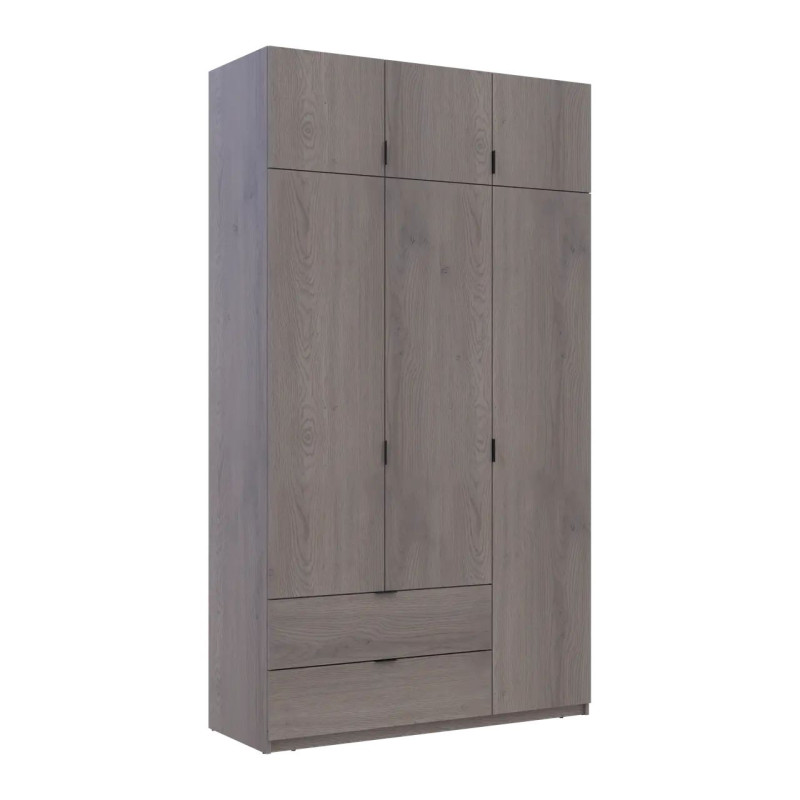 Розпашна Шафа для одягу Doros Лукас Канноло/Канноло 3 ДСП 135х50х240 (44900369)