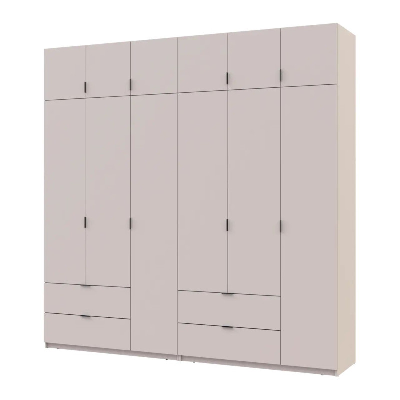 Розпашна Шафа для одягу Doros Лукас Кашемір 3+3 ДСП 240х50х240 (42005108)