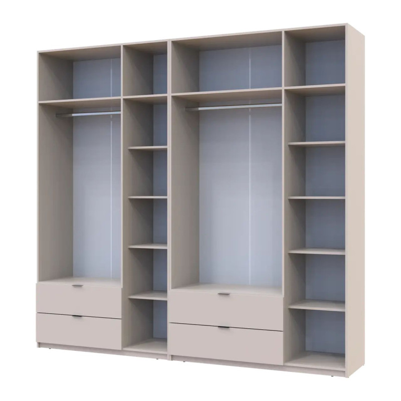 Розпашна Шафа для одягу Doros Лукас Кашемір 3+3 ДСП 255х50х240 (42005112)