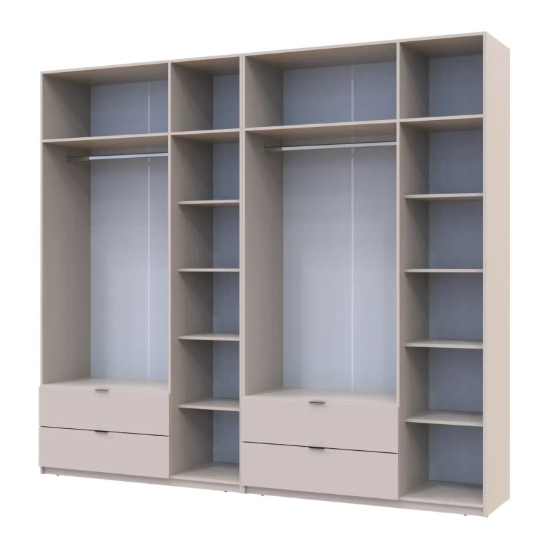 Розпашна Шафа для одягу Doros Лукас Кашемір 3+3 ДСП 270х50х240 (42005116)