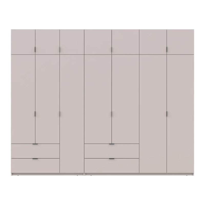 Розпашна Шафа для одягу Doros Лукас Кашемір 3+4 ДСП 300х50х240 (42005132)